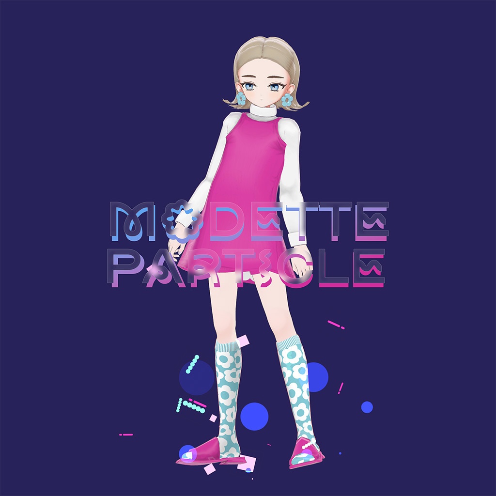 【VRC対応汎用パーティクル】Modette Particle_01 モデットパーティクル 01