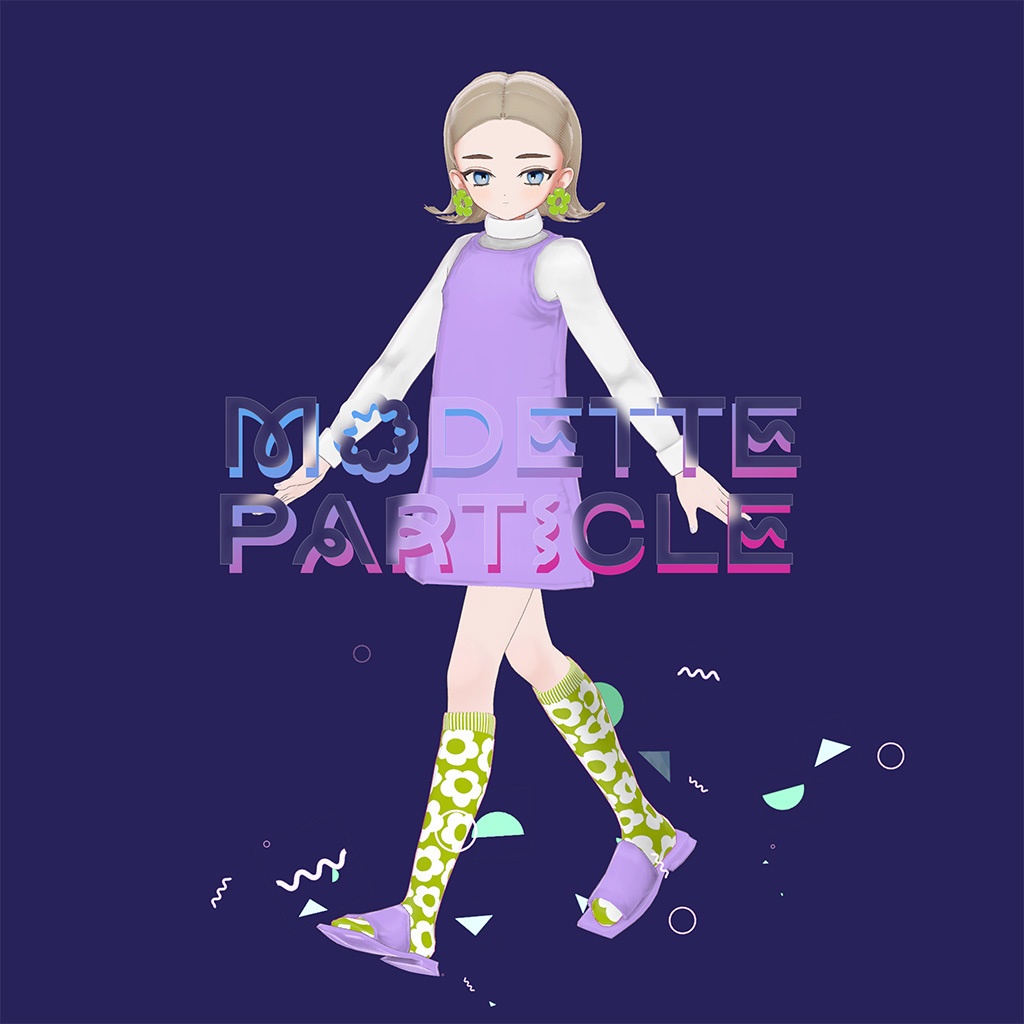 【VRC対応汎用パーティクル】Modette Particle_01　モデットパーティクル 01