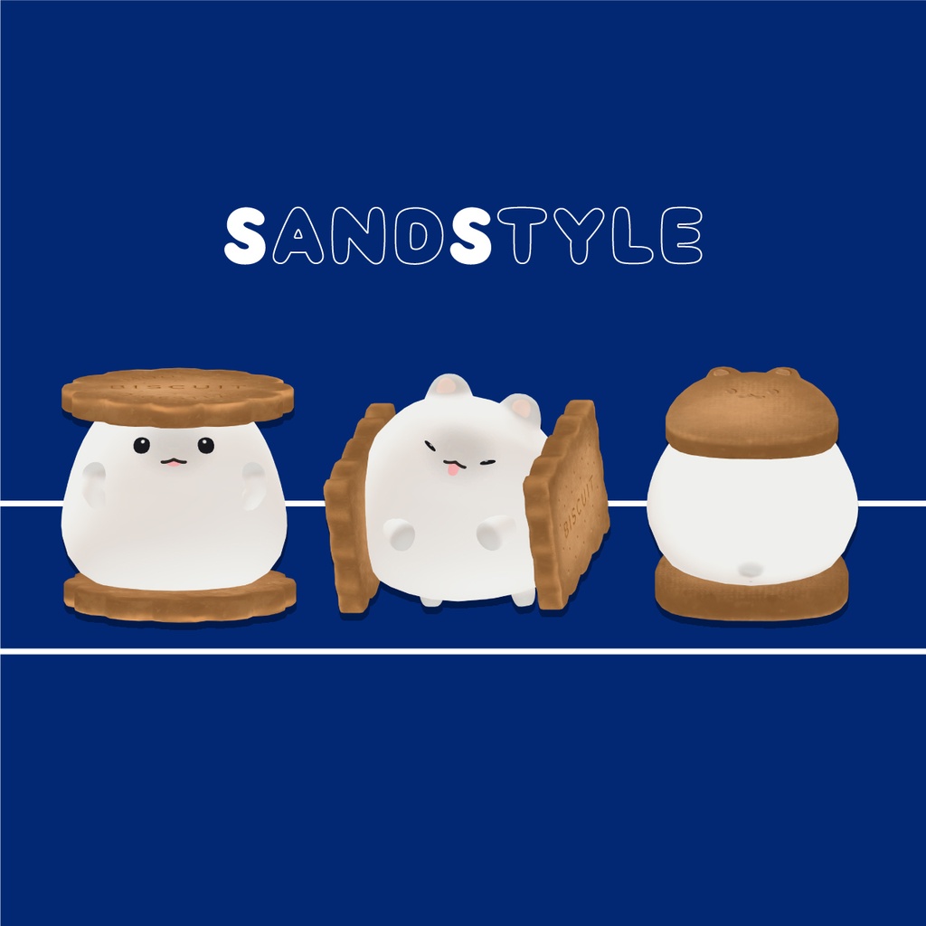 【VRC対応アクセサリー】Hamsand Biscuit はむさんど ビスケット