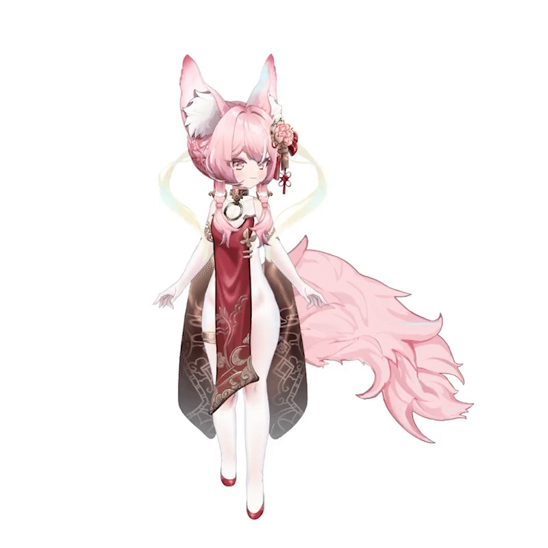 【Live2Dモデル/Live2D Model】Little fox 仍歌