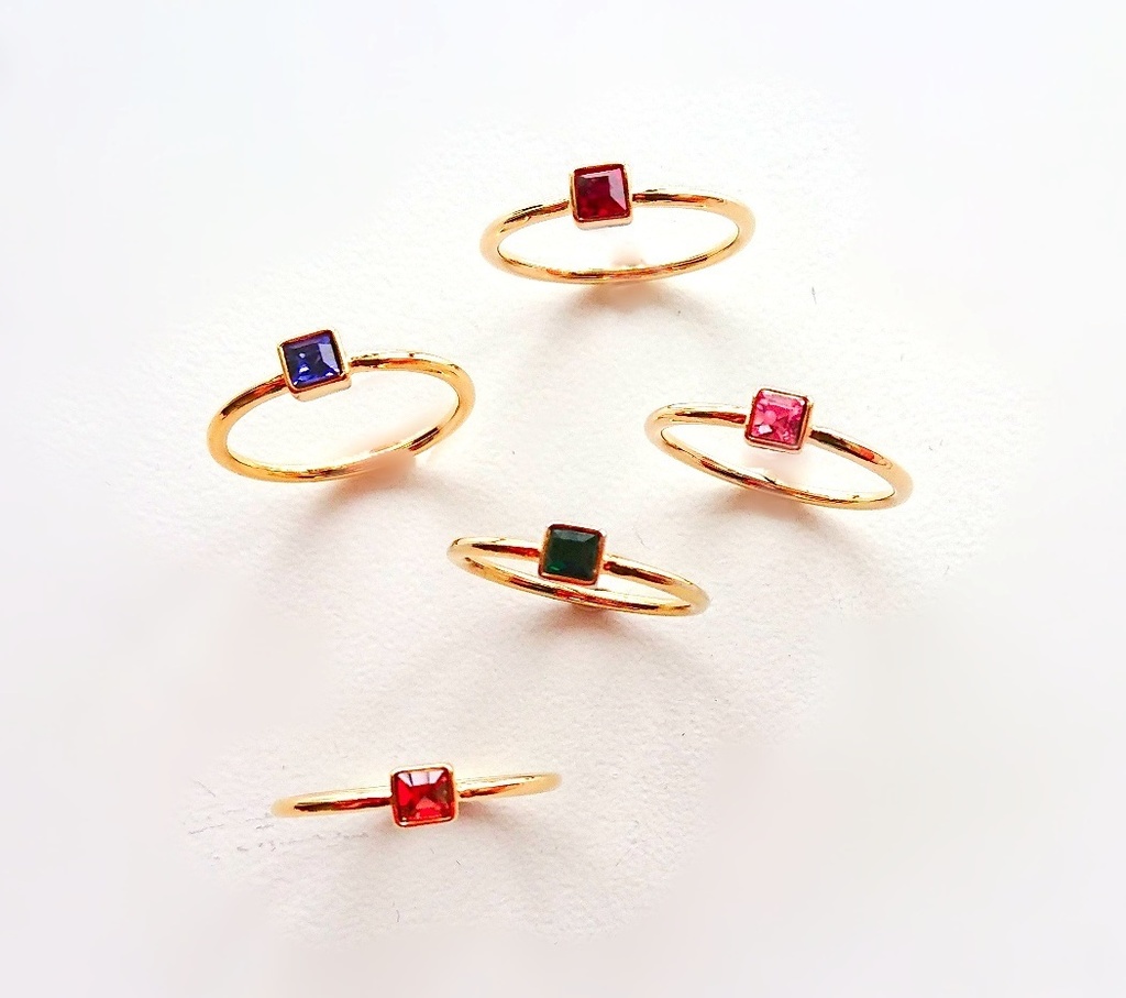 Birthstone ring✩.*˚アメジスト