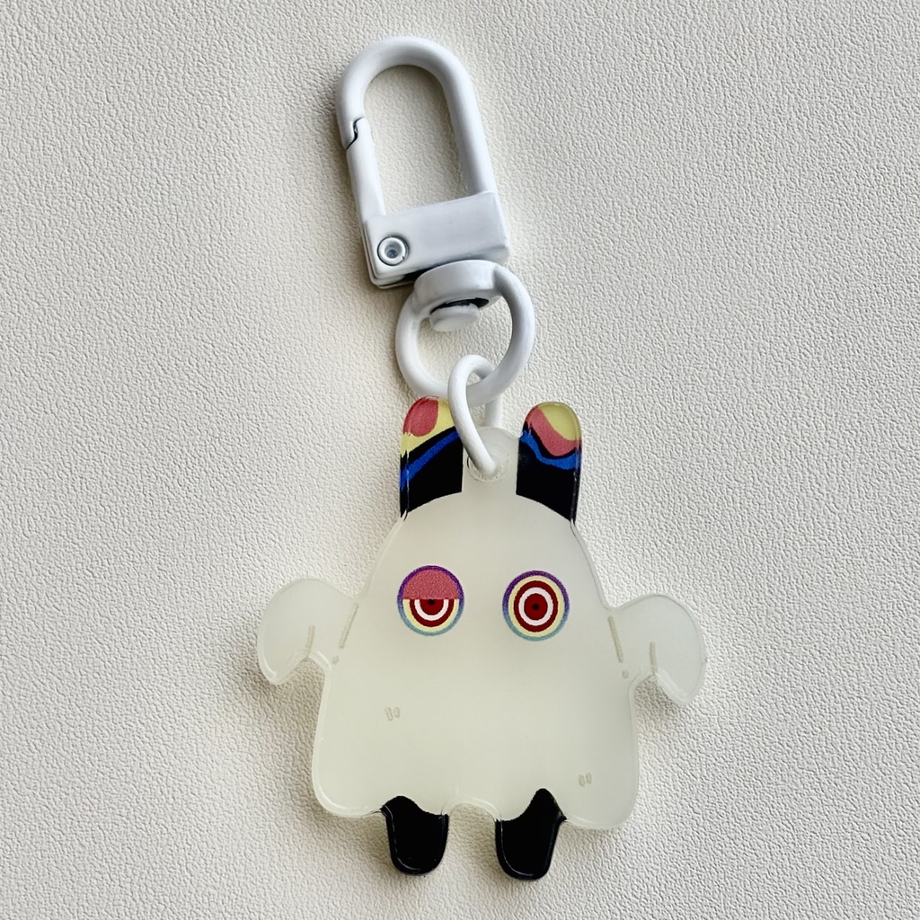 いたずらユウレイ蓄光アクリルキーホルダー