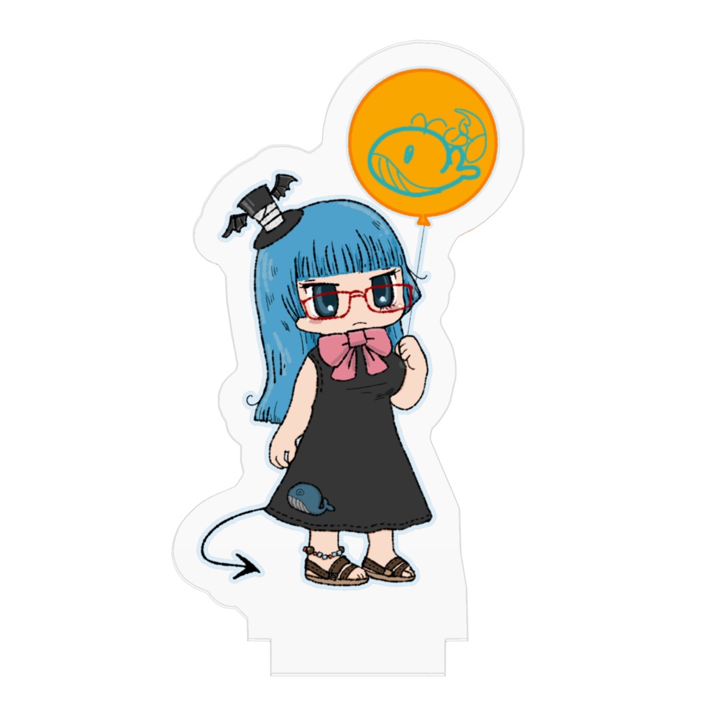 くじら風船を持つげーひめアクスタ