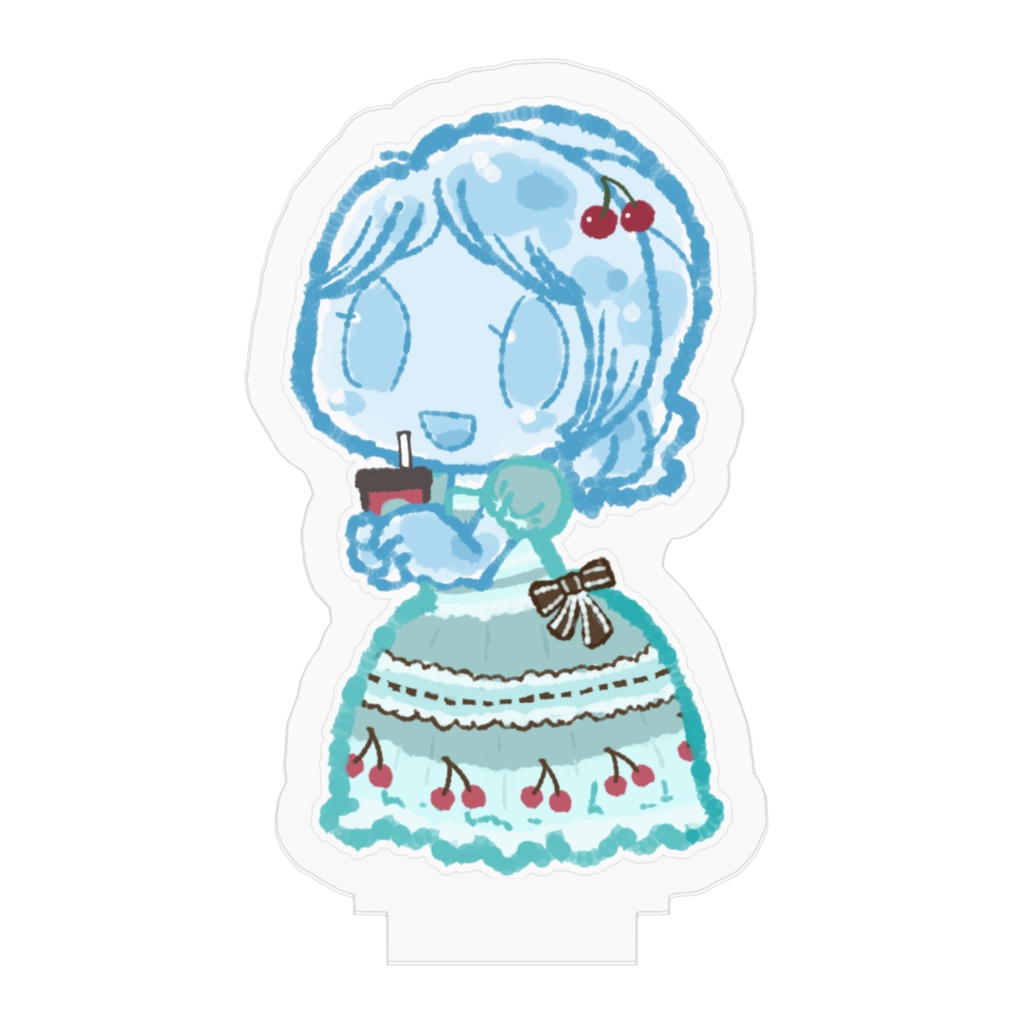 【ようびちゃん】チョコミントすいようびちゃんアクスタバージョン