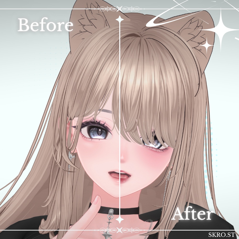 【海咲専用】Misaki Make up & Eye Texture (10 Colors) - Amour -
