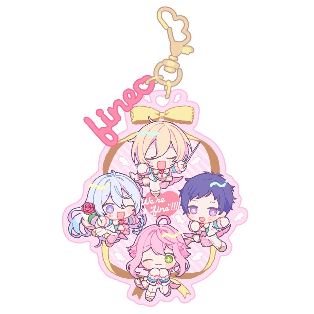 fineアクリルキーホルダー