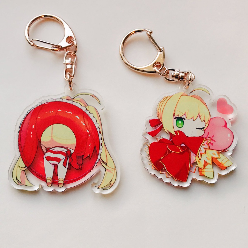【11月2日より発送】赤セイバーアクリルキーホルダー