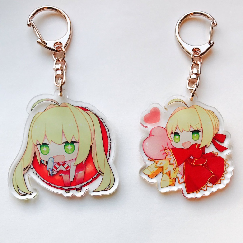 【11月2日より発送】赤セイバーアクリルキーホルダー