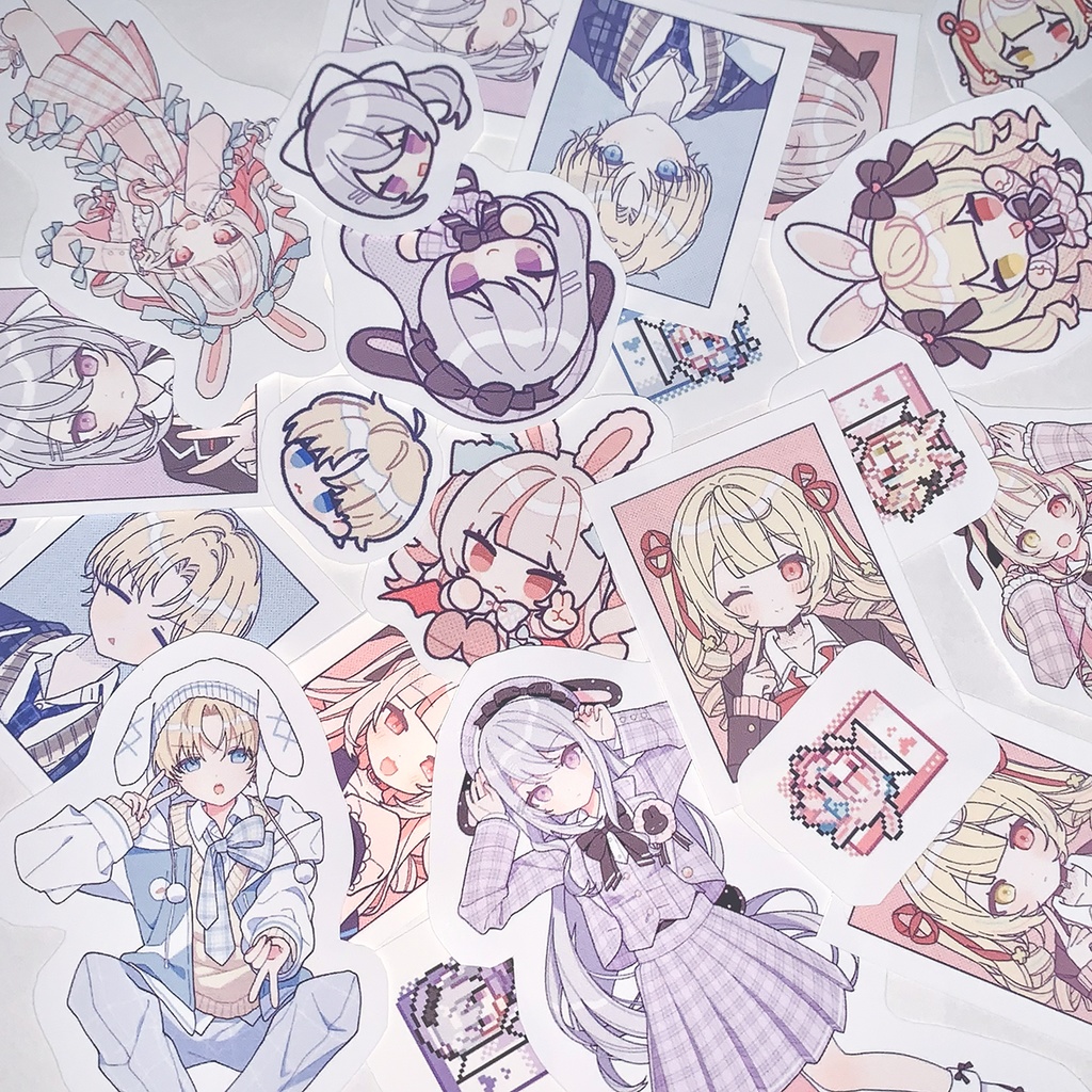 【#にじそうさく11 】クリアカード・シールセット
