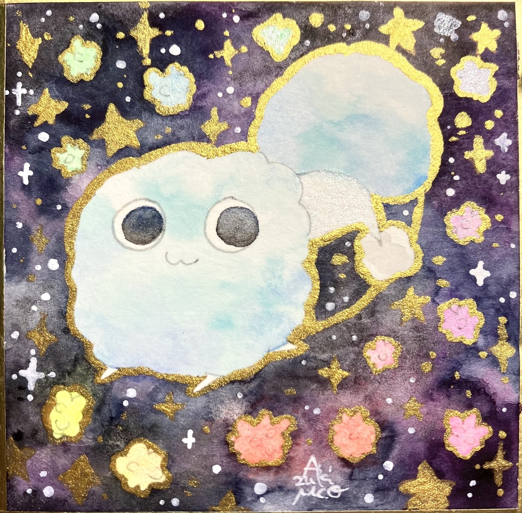 豆色紙・金平糖とてつがくちゃん