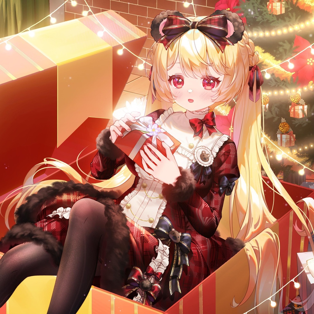 【商用】【YCH base】イラストテンプレート素材Vtuber素材クリスマスの賛歌