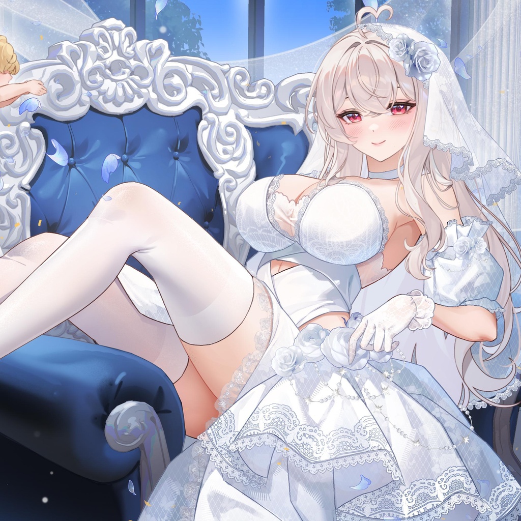 【商用】【YCH base】イラストテンプレート素材Vtuber素材永遠の誓い