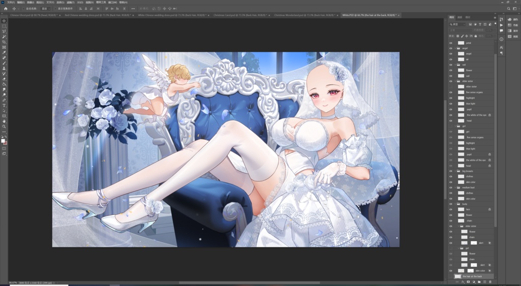 【商用】【YCH base】イラストテンプレート素材Vtuber素材永遠の誓い