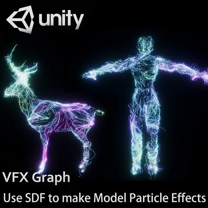 Unity VFX Graph：Use SDF to make model particle effects