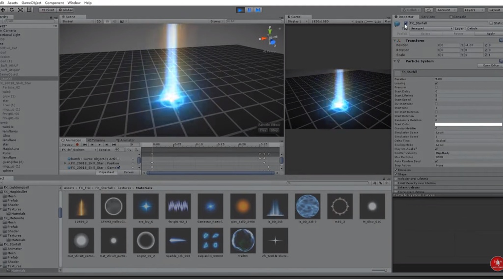 Unity Game VFX - Starfall
