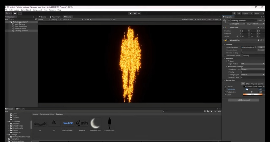 Unity VFX Graph:Disturbed Image Particles