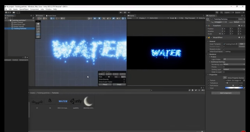 Unity VFX Graph:Disturbed Image Particles