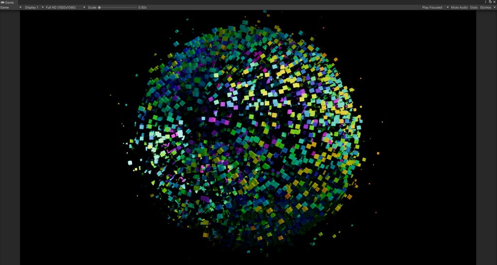 Unity VFX Graph:SDF Model Particle Deformation