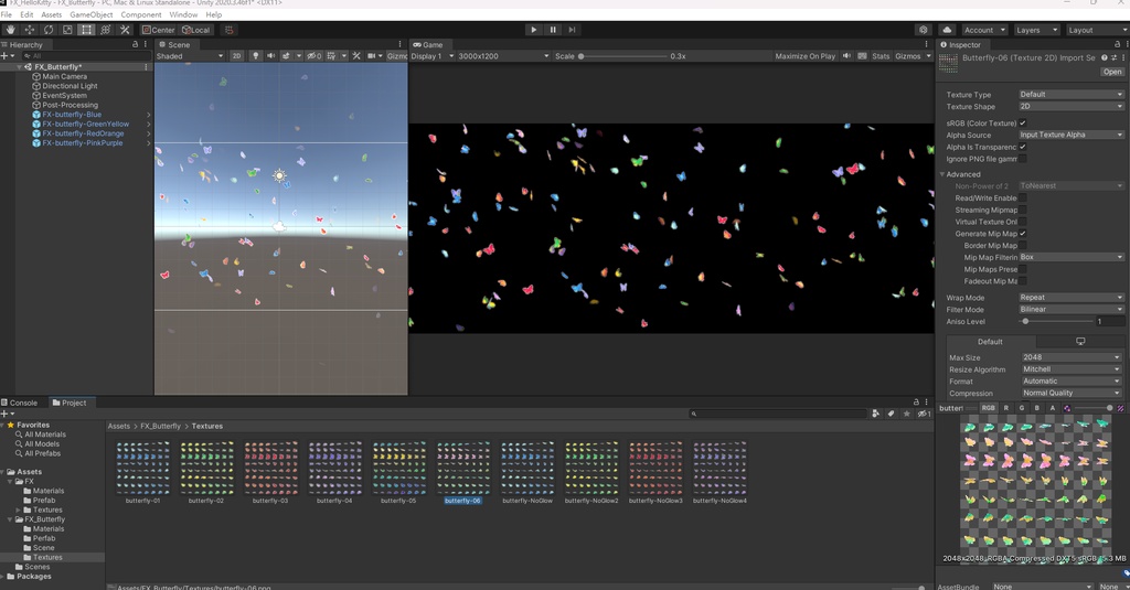 Unity Game VFX - Butterfly