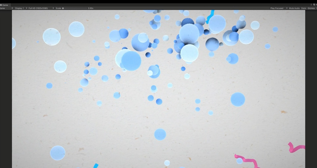 Unity VFX Graph:Ribbons and Balls (Event control)