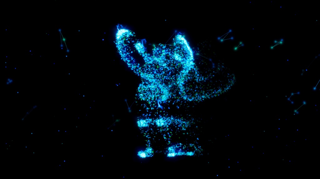 Unity VFX Graph:Sci-fi Particles Char and BG