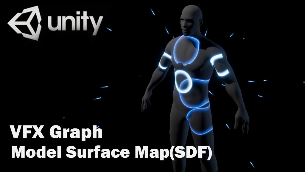 Unity VFX Graph:Model Surface Map(SDF)