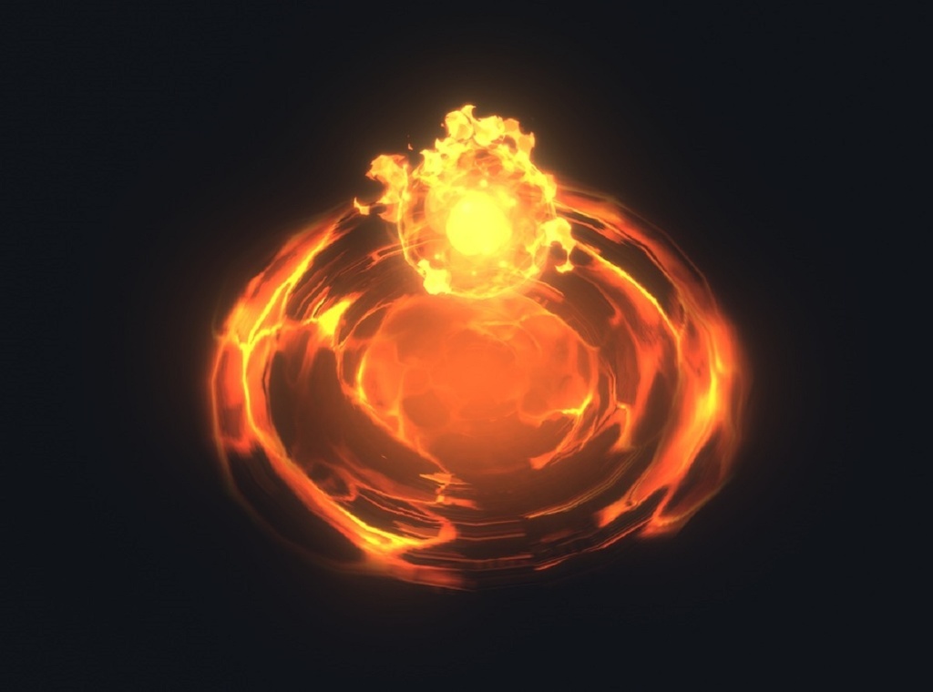 Unity Game VFX - FireSkill Collection(URP)