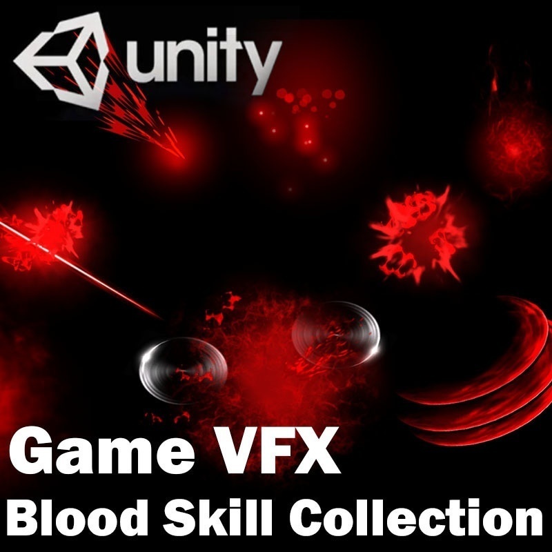 Unity Game VFX - BloodSkill Collection(URP)