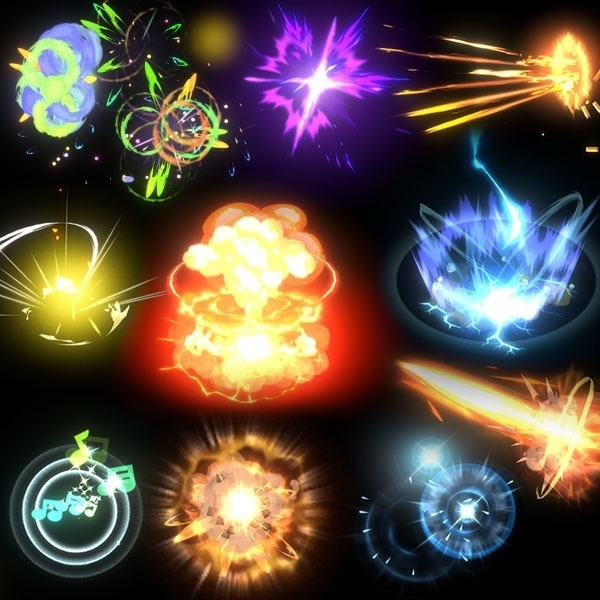 Unity Game VFX - Cartoon Skill Collection(URP)