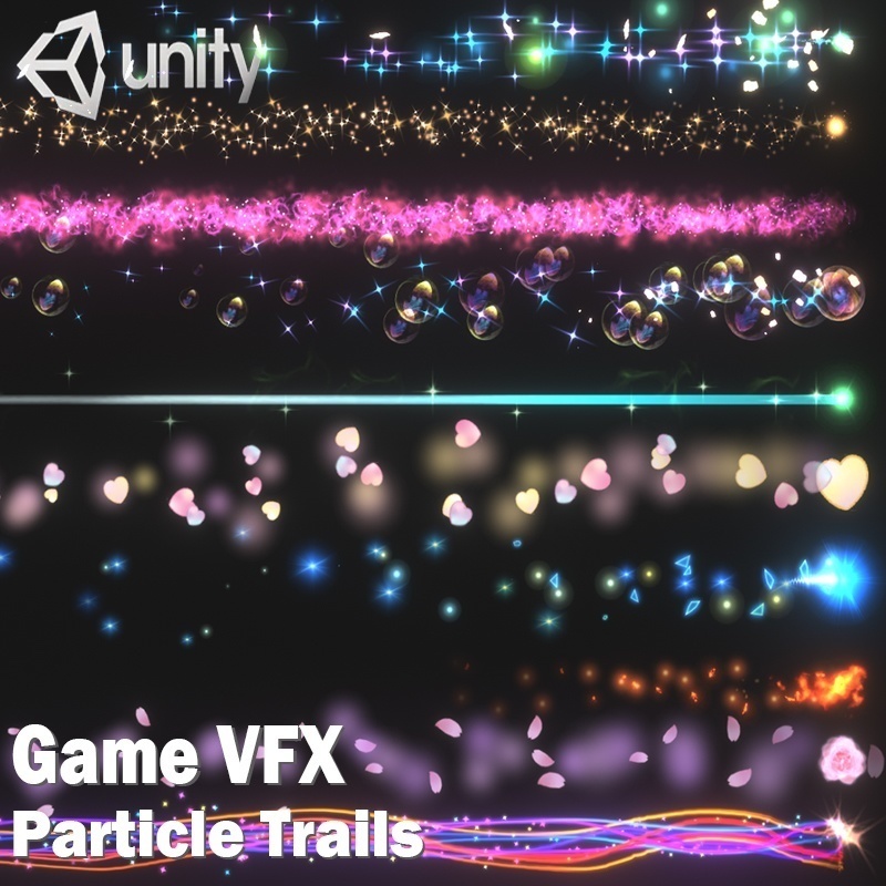 Unity Game VFX - Particle Trails Collection(URP)