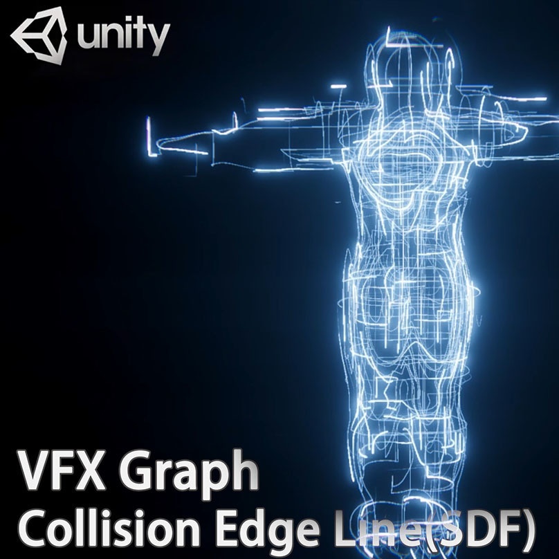 Unity VFX Graph:Collision Edge Line(SDF)