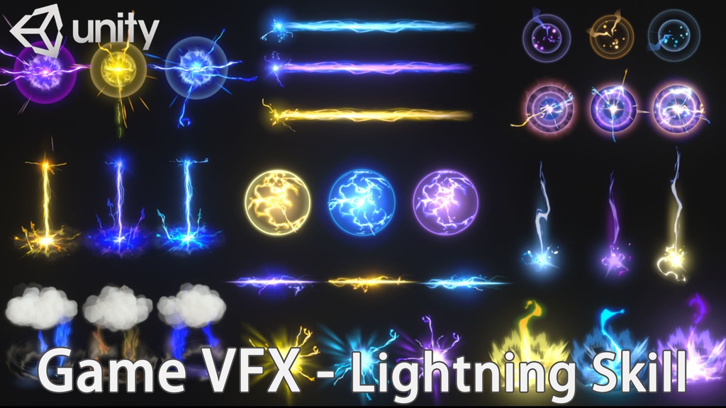 Unity Game VFX:Lightning Effect Collection