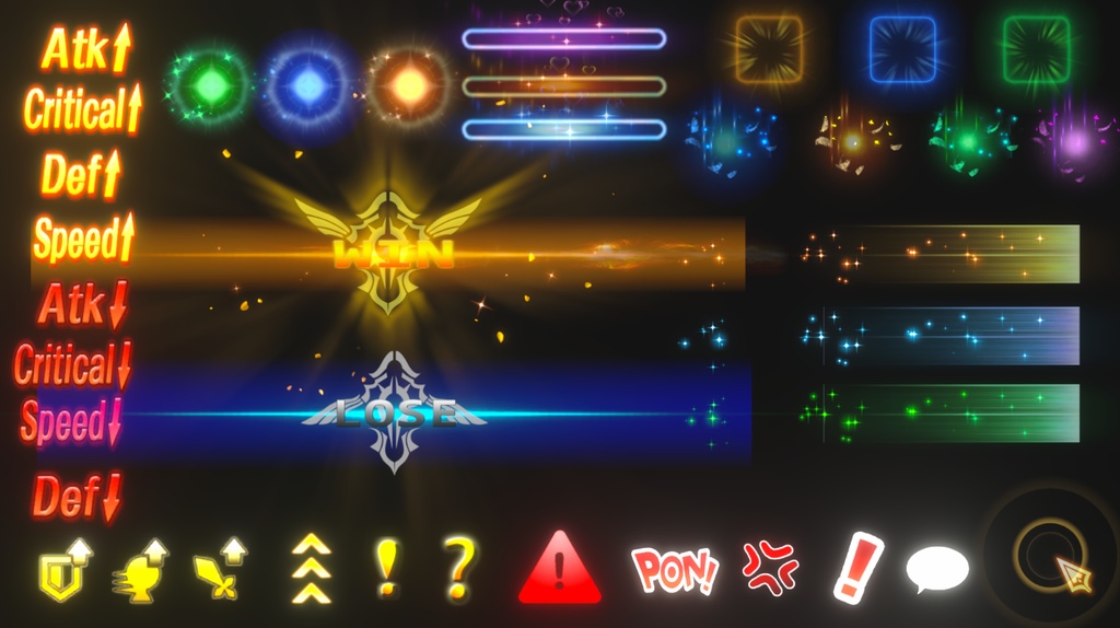 Unity Game VFX - UI & Word Effect Collection