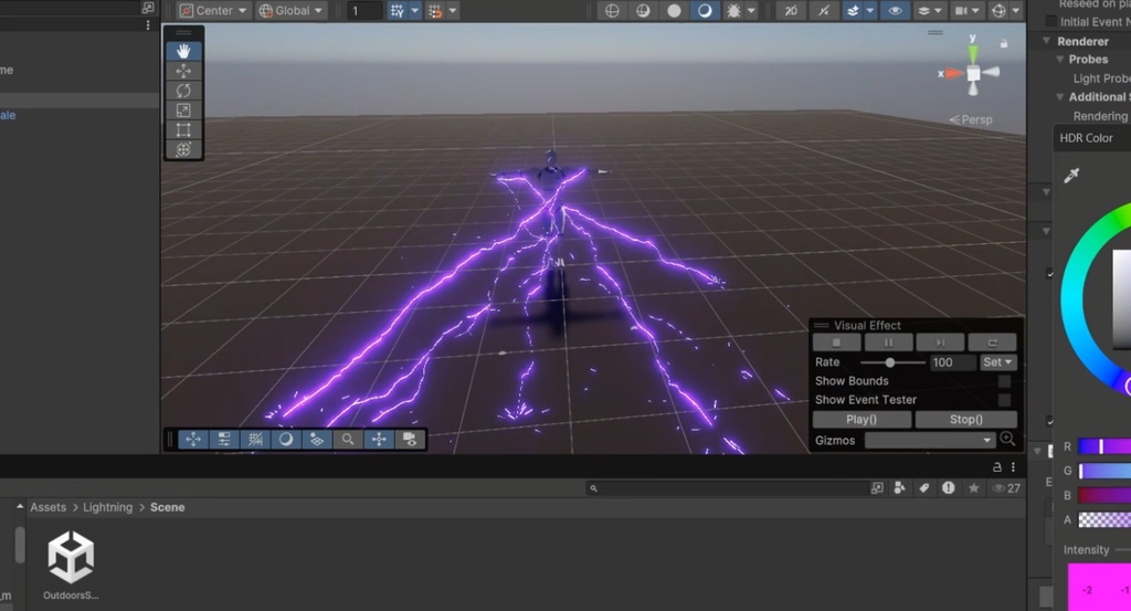 Unity VFX Graph:Electric and Collision Sparks