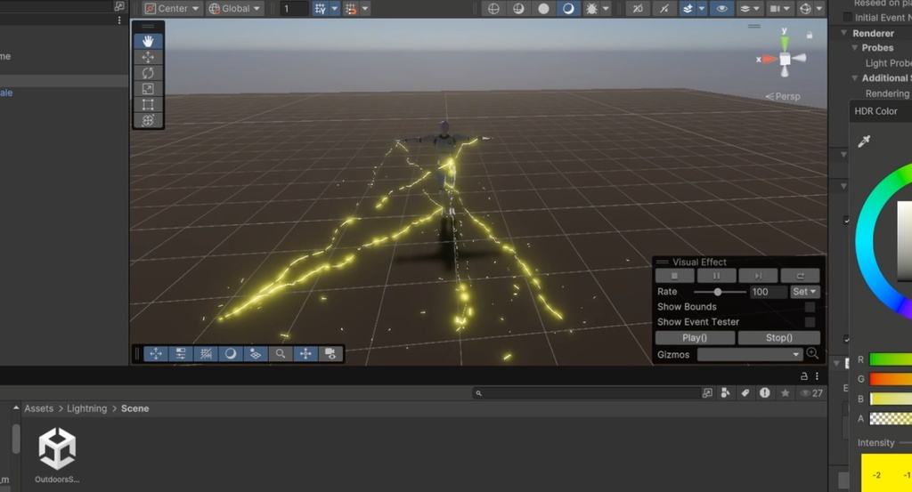 Unity VFX Graph:Electric and Collision Sparks