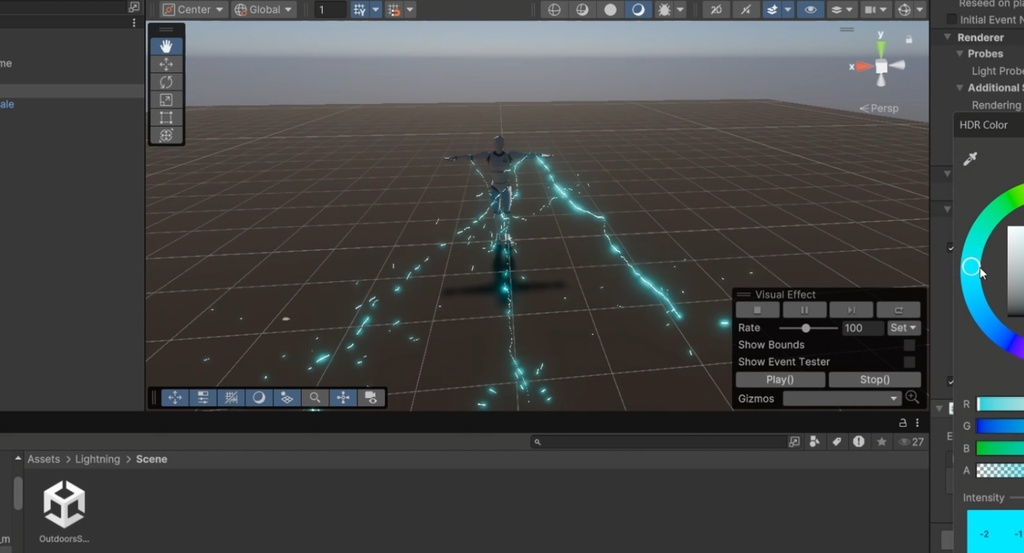 Unity VFX Graph:Electric and Collision Sparks