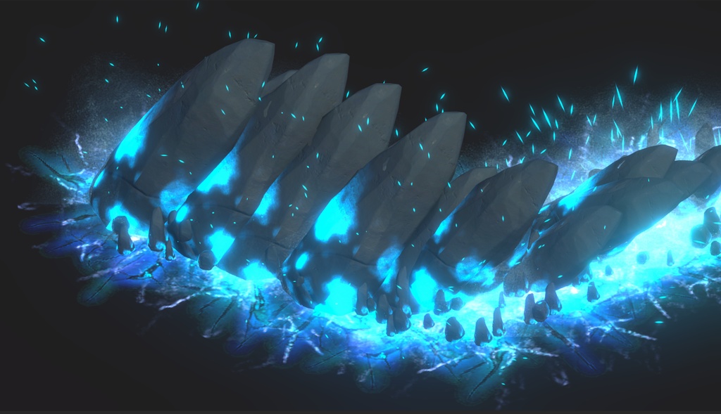 Unity Game VFX - Ice Skill Collection(URP)