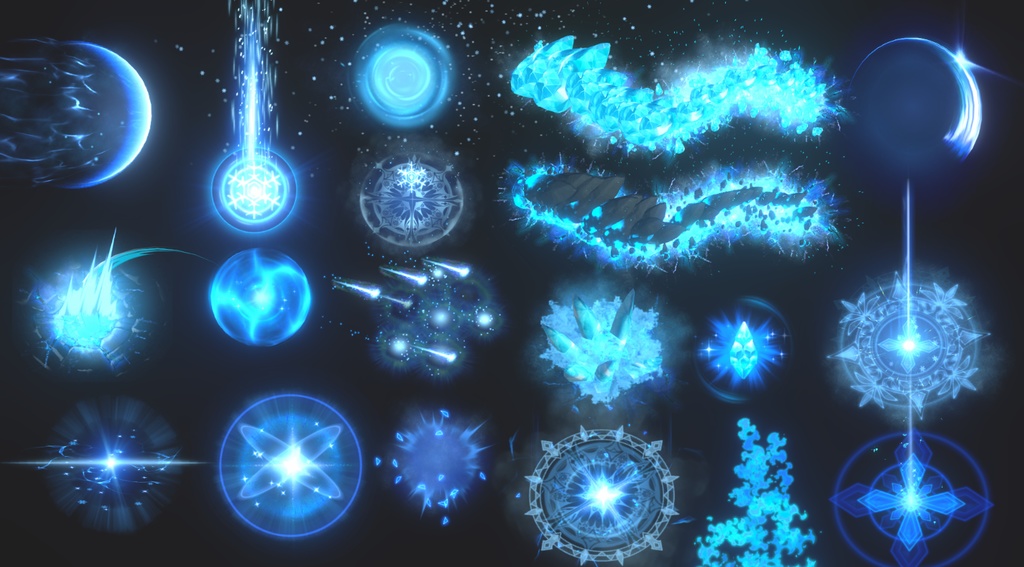 Unity Game VFX - Six Elements VFX Mega Pack(Built-In)