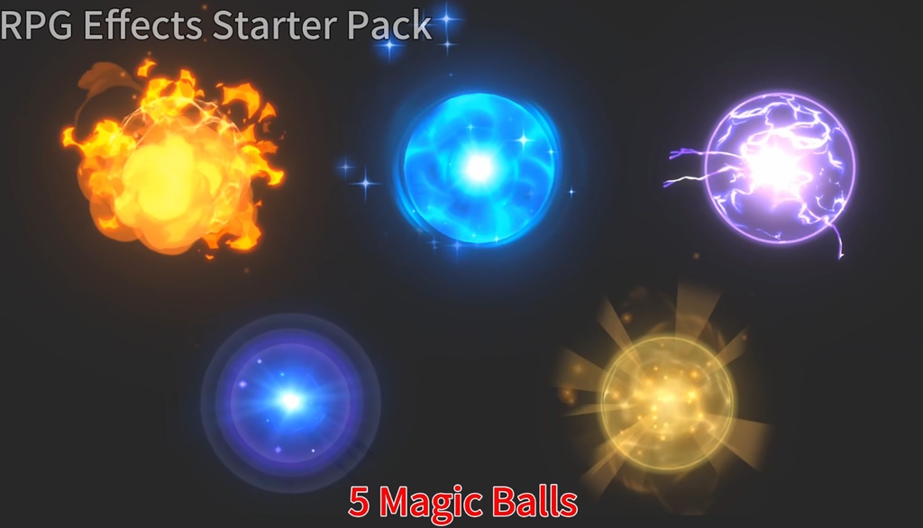 Unity Game VFX:RPG Effects Starter Pack
