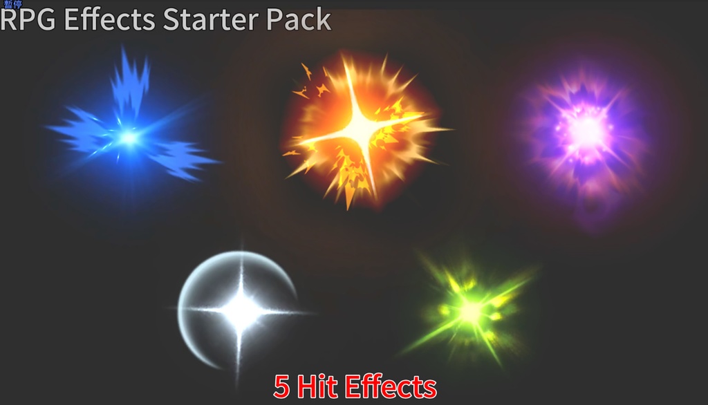 Unity Game VFX:RPG Effects Starter Pack