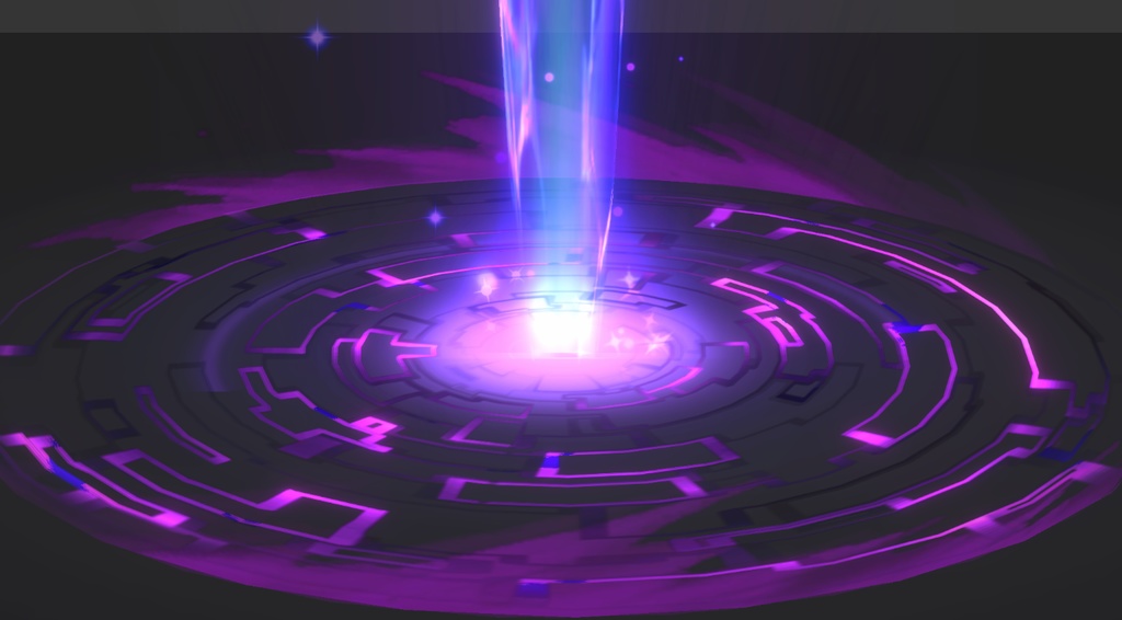 Unity Game VFX - Magic Circle Dissolves