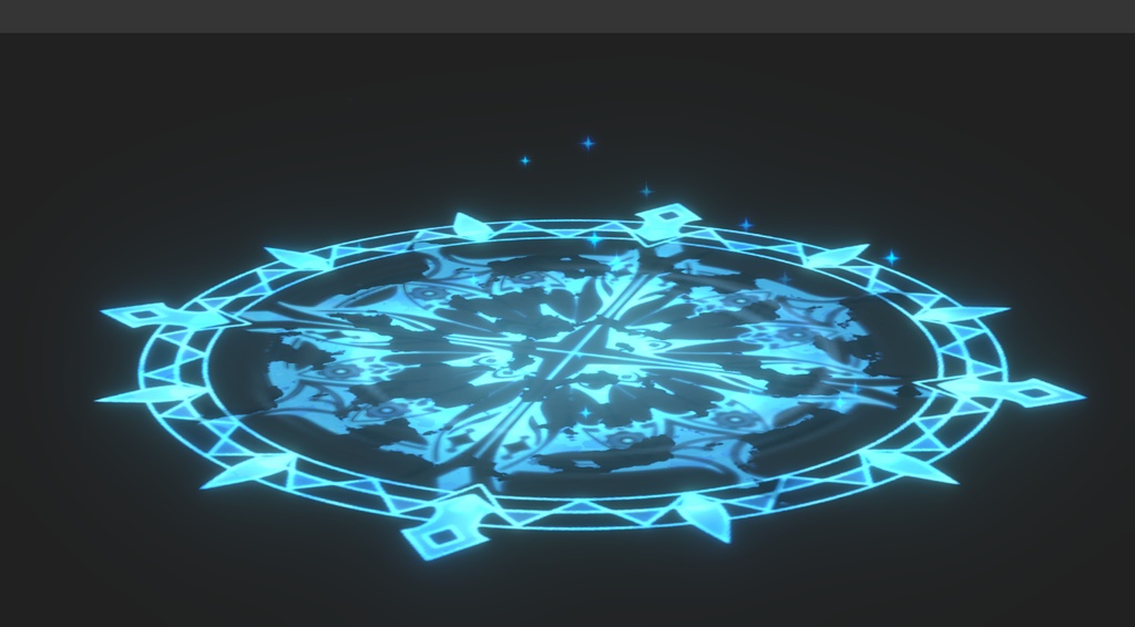 Unity Game VFX - Magic Circle Dissolves