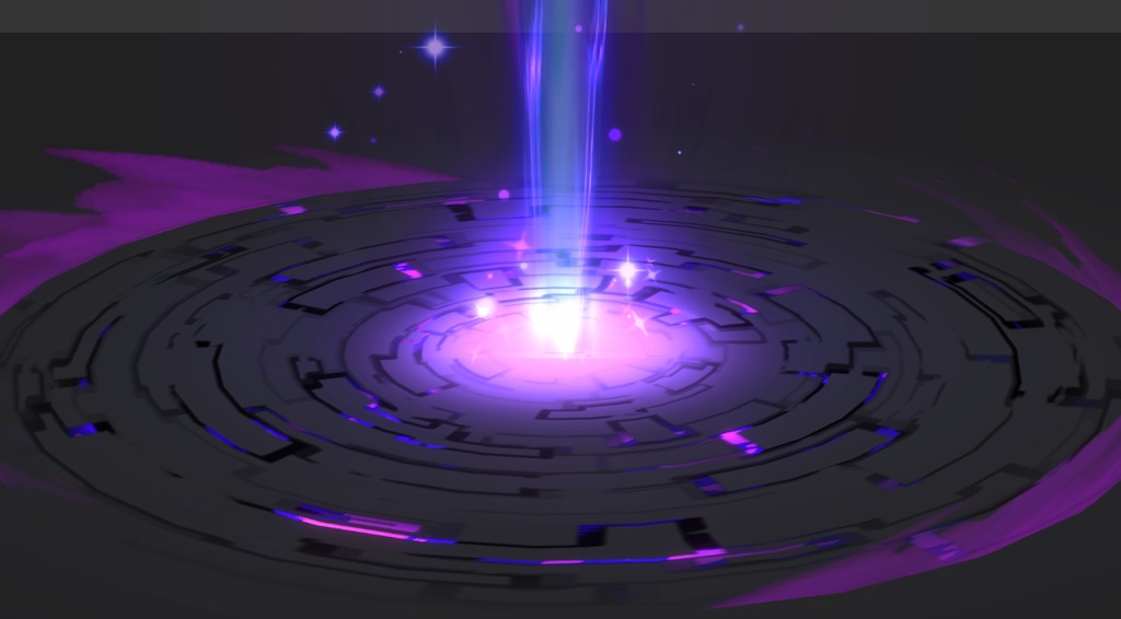 Unity Game VFX - Magic Circle Dissolves