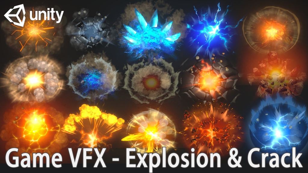 Unity Game VFX - Explosion & Crack