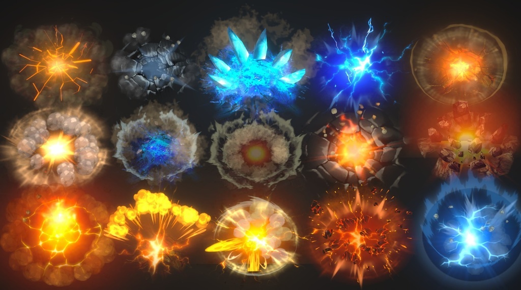 Unity Game VFX - Explosion & Crack
