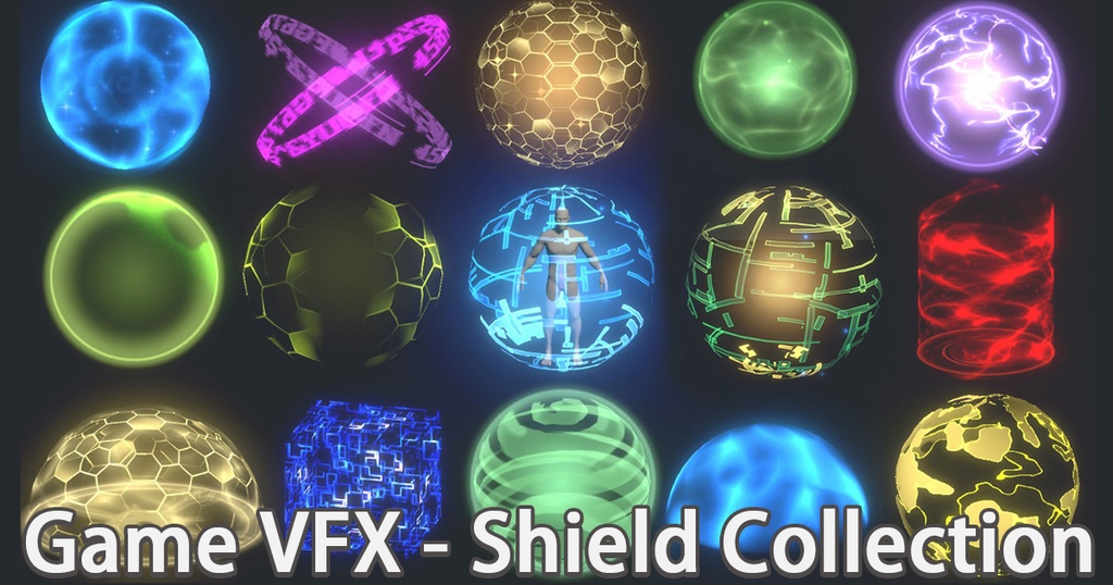 Unity Game VFX - Magic Shield Collection