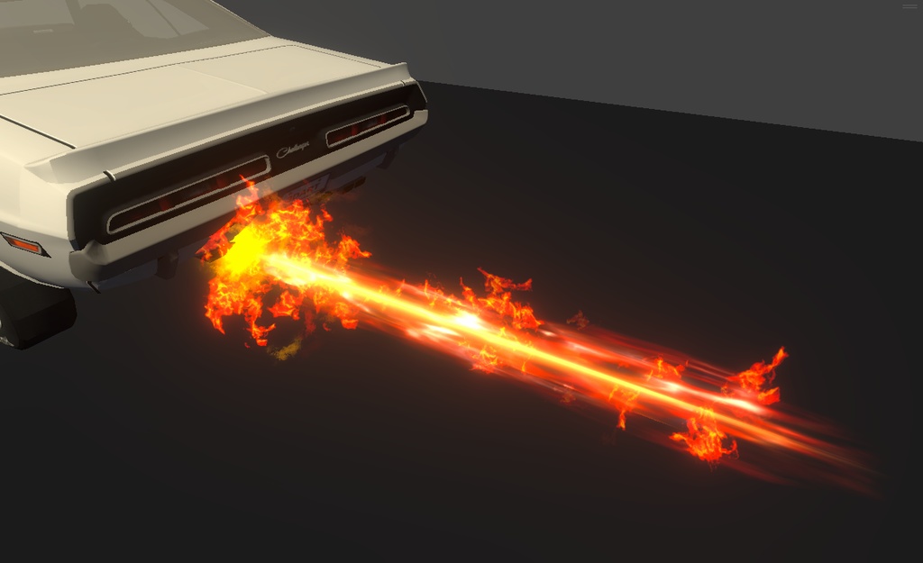 Unity Game VFX - Exhaust Nitro Effects