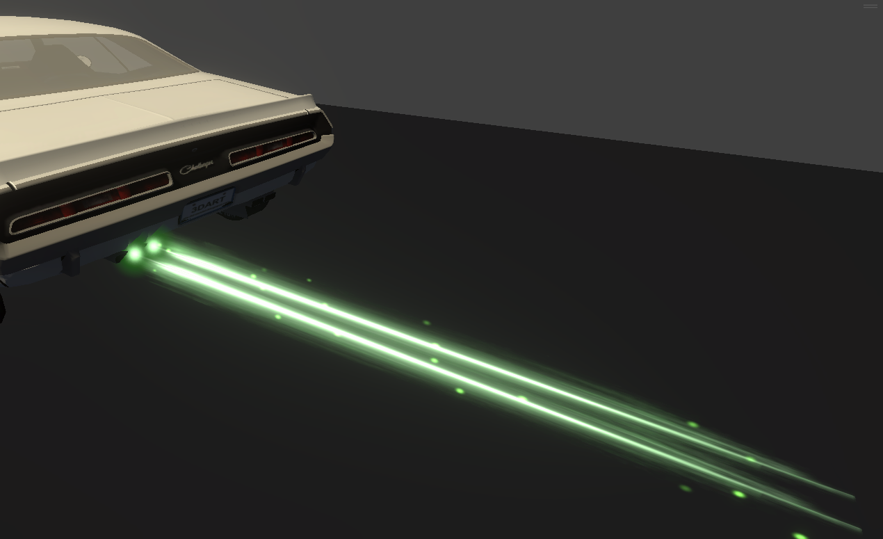 Unity Game VFX - Exhaust Nitro Effects - EricWang(Unity VFX Artist) - BOOTH