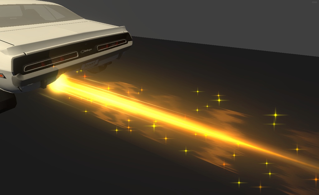 Unity Game VFX - Exhaust Nitro Effects