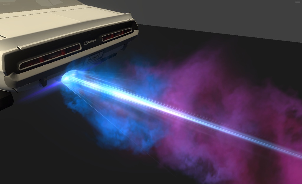 Unity Game VFX - Exhaust Nitro Effects